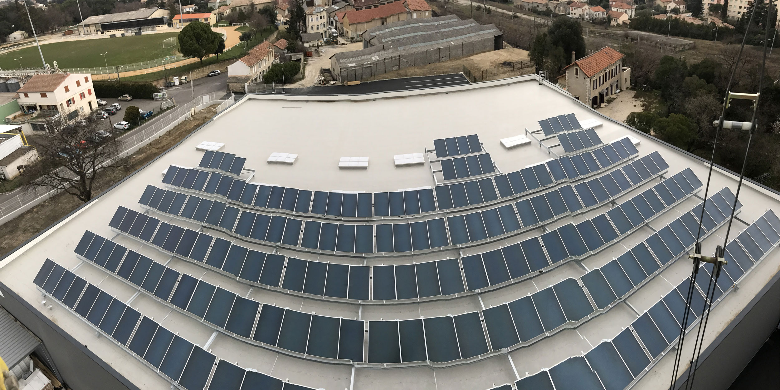 Système panneaux solaires SFT Groupe Emile